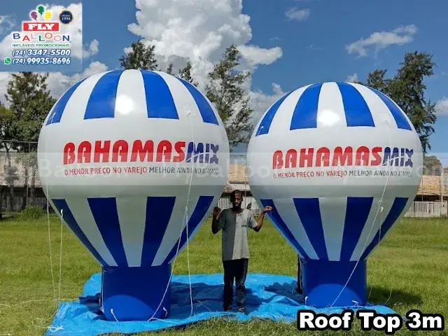 Balões promocionais infláveis Bahamas Mix