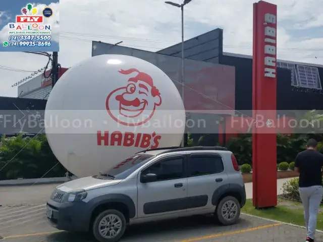 Top ball inflável gigante promocional Habib's